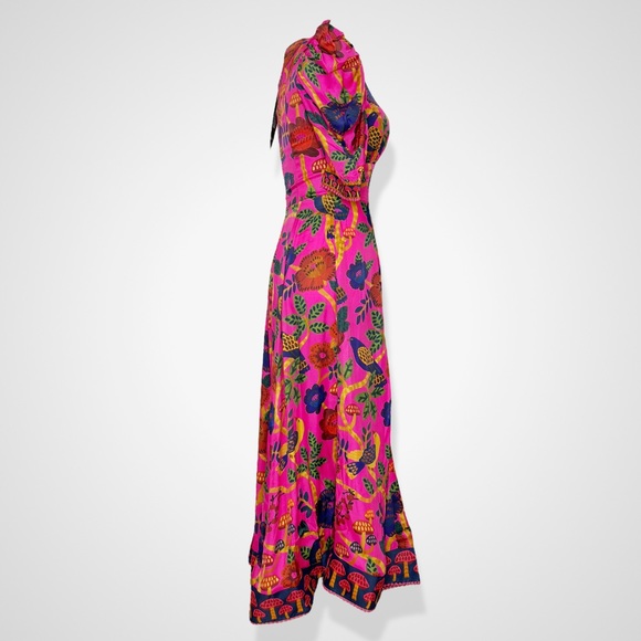 FARM RIO Sweet Forest Midi Dress - Pink - Picture 9 of 9